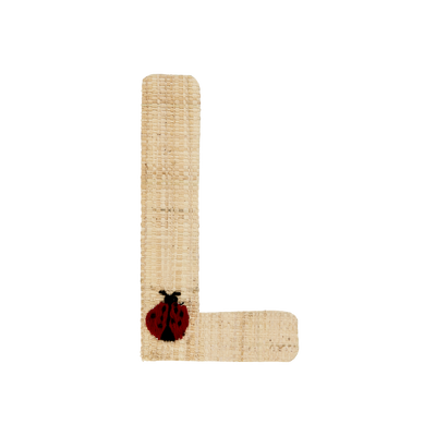 Raphia Autocollants - Naturel - L - Ladybug Embroidery