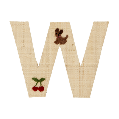 Raffia Mix van wol - Natuurlijk - W - Cherry Embroidery