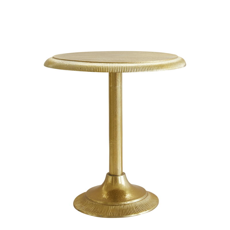 Redondo Aluminio Mesa - Dorado