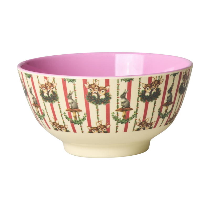 Médium Bol - Crème - Sweet Forest Print